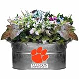 Bergamont Clemson Tigers Garden Planter Tub
