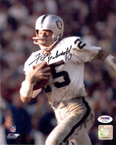 Fred Biletnikoff Autographed Oakland Raiders 8x10 Photo #2 PSA/DNA