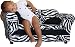 Fantasy Furniture Wave Sofa, Zebra