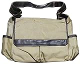 Eddie Bauer 2-Pocket Flap Tan Messenger Bag