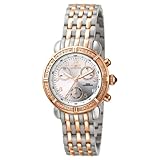 Invicta Women's 5372 Angel Diamond Rose and Silver-Tone Chronograph Watch