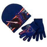 Boys' Star Wars Beanie Hat/Gloves Set - Navy (4-14)