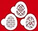 Chic Easter Eggs Stencil Set C813 by Designer Stencils