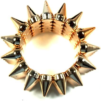 ChickMod Women One Size Copper 5 Row Big Spike Bracelet
