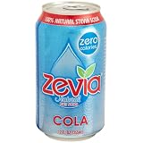 Zevia Natural Diet Soda, Cola, 12-Ounce Cans (Pack of 24)