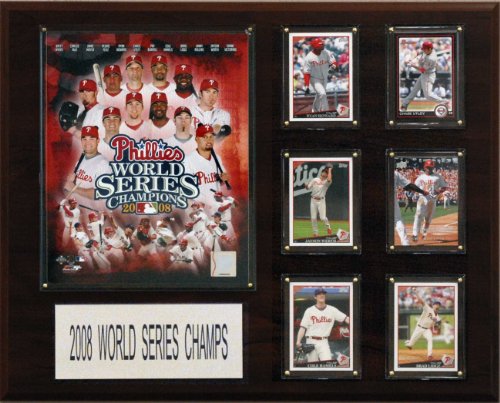 MLB Philadelphia Phillies 2008 World Series Champions Plaque