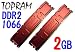 2GB (1GBx2) DDR2 1066MHz PC2-8500 Dual Channel DIMM Memory Kit by TOPRAM