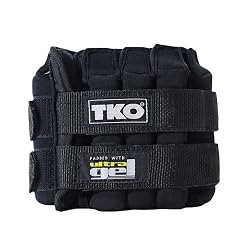 TKO 210AS-BK-10 10 lb. Individual Rehab Ankle Weights, Black