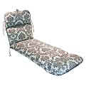 Chaise Cushion Blue/Brown - 22x74"