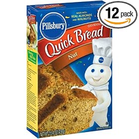 Pillsbury Nut Quick Bread, 15.4-Ounce Boxes (Pack of 12)