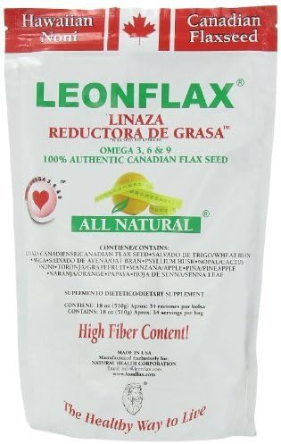 Leonflax Canadian Flaxseed Plus Fat Reducer 18 oz Weight Loss by Leonflax