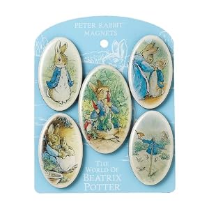 Beatrix Potter Peter Rabbit Magnets, Set of 5