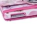 Nozza Stylish Lucky Flowers Case With 360 degrees Rotating Swivel Stand for iPad2/iPad3/iPad4 Pink
