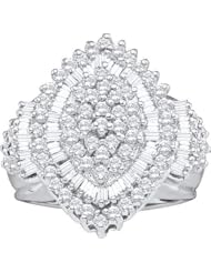 2.00CTW DIAMOND CLUSTER RING