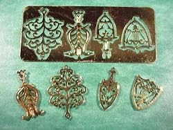 Miniature Clare-Bell Brass 4 Piece Brass Trivets