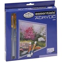 Royal and Langnickel 18 Colour Acrylic Tubes