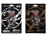 24 karats BE@RBRICK 100%  ゴールド＆シルバー２体セット　ベアブリック　EXILE着用ブランド