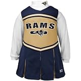 Reebok St. Louis Rams Navy Blue Infant 2-Piece Cheerleader Dress (12 Months)