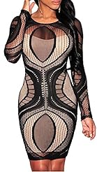 Polyester/Spandex Lace Long Sleeves Cocktail Above the Knee Bodycon Dress/Club Dress/Evening Dress/Party Dress/Mini Dress 