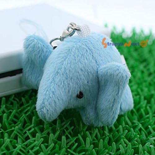 Soft and Downy Mini Animal Stuffed Toy Cell Phone Strap (Elephant)