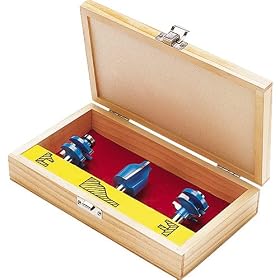 Vertical Raised Panel / Stile and Rail Router Bit Set