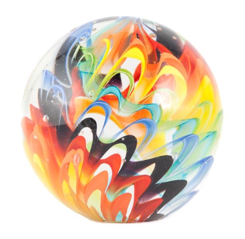 Millefiori glass WARE MURANO RETRO CRYSTAL Paperweight