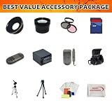 Best Value Accessory Package for the Canon Vixia Hfs30, Vixia Hf S20 Vixia Hf S200 Hf S21 Hf S100 Package Includes Extended Life Bp-819 Battery Pack, Rapid 110/220v Home & Car Charger, 8gb Hi Speed Error Free Memory, Professional Wide Angle Lens, Pofessional 2x Telephoto Lens, 3 Piece Pro Hd Filter Kit, Professional Tripod, Deluxe Carrying Case and More