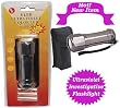 SE 8 LED Non Rolling Ultra Violet Flashlight Titanium Body
