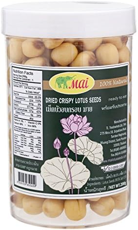 Mai Dried Crispy Lotus Seeds 200g. carrier to shipping international usps, ups, fedex, dhl, 14-28 Day By Dragon Shopping Thank You