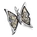 Roderick Tenorio Gentle Rain Mixed Metal Butterfly Pin/Pendant