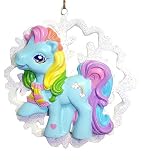 My Little Pony Rainbow Dash On Snowflake Christmas Ornament #ML0126