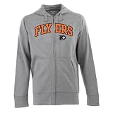 NHL Philadelphia Flyers Signature Hood Applique Long Sleeve Full-Zip Fleece Men's