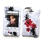 Apple iPod Touch 2nd & 3rd Generation Snap-On Hard Case Protector "Artistic Red Flowers" Design
