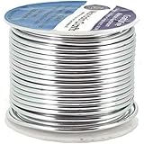 Mandala Crafts&reg; Colored Aluminum 12 Gauge Jewelry Making Beading Craft Wire, 60 Ft (Silver)