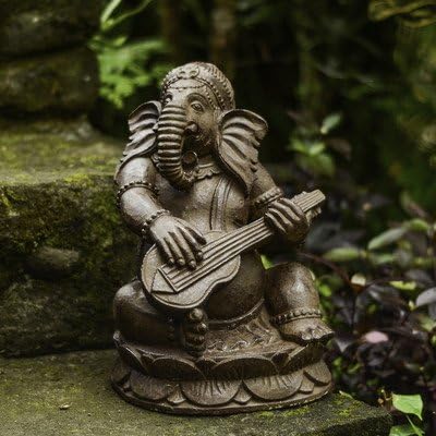 Volcanic Ash Citar Ganesha Statue Large