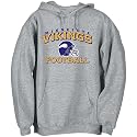 Reebok Minnesota Vikings Ash Stacked Helmet Hoody Sweatshirt