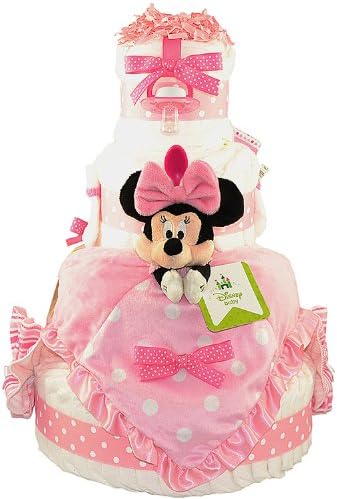 Minnie Mouse Diaper Cake - Pink