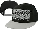 Army Black Knights Black '47 Brand Kelvin Adjustable Snapback Flat Brim Hat