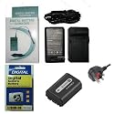 High Quality camera battery with premium cells together with 2 in 1 charger for both home and car for Sony mini-DV DCR-HC62E 800 Mah