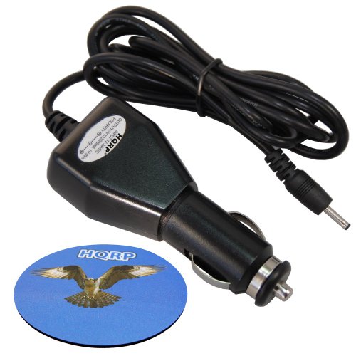 HQRP Car Charger for Kocaso MID M750, MID M752, MID M762 Scratch pad PC, Gemini JoyTAB 9.7 inch Android Plaquette PC APAD, Power Supply Cord DC Adapter + HQRP Coaster