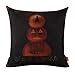 LINKWELL 45x45cm Halloween All Hallows' Eve Lantern Burlap Cushion Covers Pillow Cases