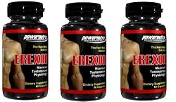EREXOR Male Enhancement Penis Enlargement Pills - Pack of 3 Bottles- 180 Capsules