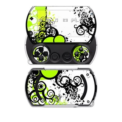 Simply Green Design Decal Skin Sticker for the Sony PSP Go
