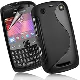 from SUPERGETS SUPERGETS QUALITY BLACKBERRY CURVE 9360 BLACK SLIM SILICONE HYDRO GEL CASE | COVER | SKIN | SHELL INCLUDES SCREEN PROTECTOR AND POLISHING CLOTH 