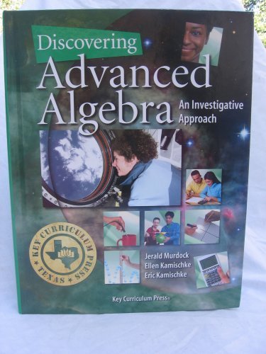 Discovering Advanced Algebra: An Investigative Approach