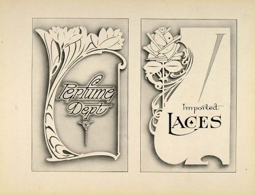 1910 Print Graphic Design Template Sign Art Nouveau - Original Print