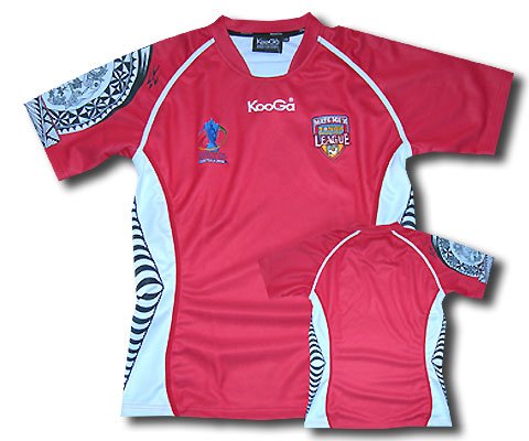 Tonga rugby league home shirt
