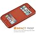 iPhone 6 plus flip case,iPhone 6 plus leather cover,ZVE® Iphone 6 Plus Slim Stand w Window Open Protective Case Cover for Apple iPhone 6/6s plus 5.5 brown
