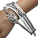 Susenstone®Owl Handmade Leather Braid Fashion Bracelet