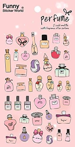 Perfume Bottles Gel Sticker (2 Sheets) - #40368
